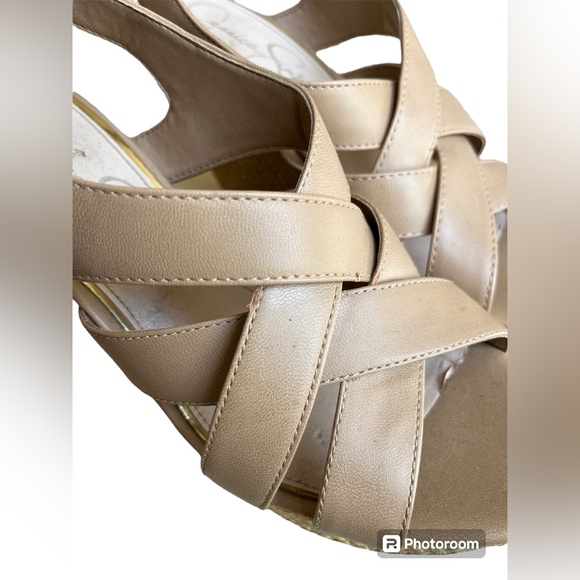 Jessica Simpson Nude Wedge Heels - Picture 7 of 11